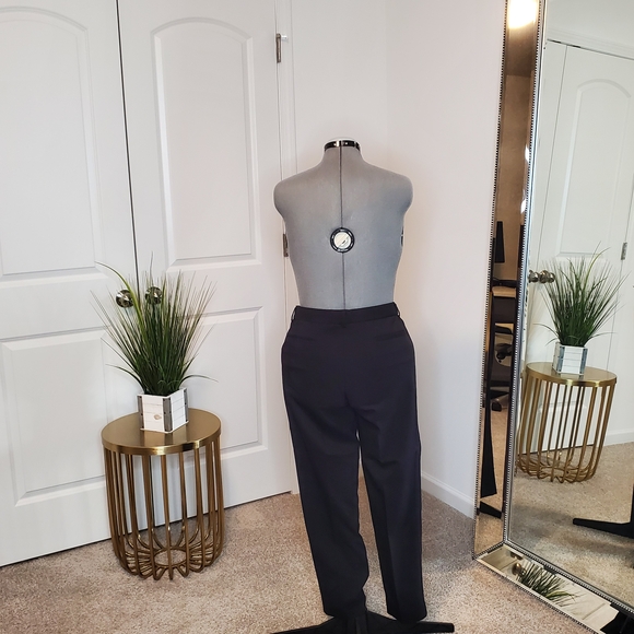 Karl Lagerfeld Black Straight Leg Pants - Picture 3 of 8